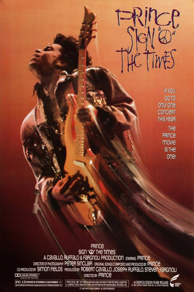 Stunning Prince: Sign 'o' the Times (1987) Wall Decor - Premium Movie Poster