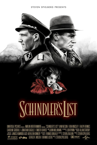 Stunning 'Schindler's List (1993)' Wall Art – Timeless Drama - Premium Movie Poster