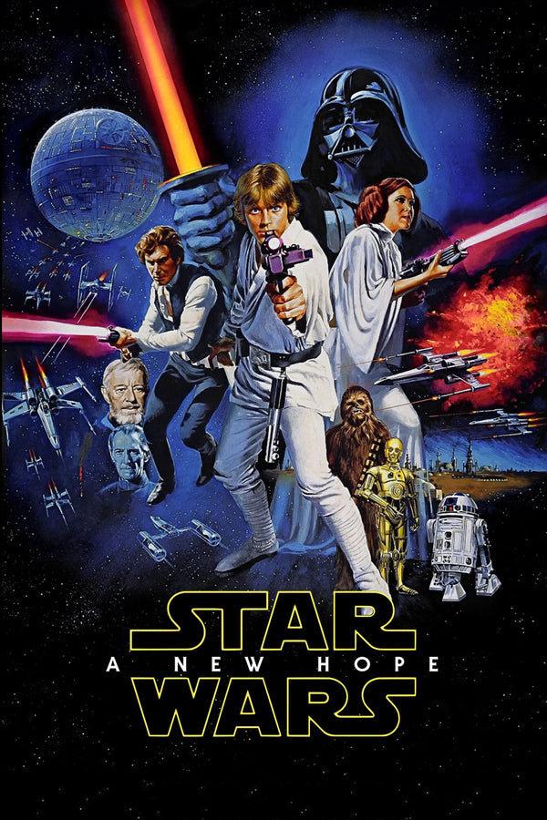 Stunning Star Wars (1977) Galactic Wall Art - Premium Movie Poster