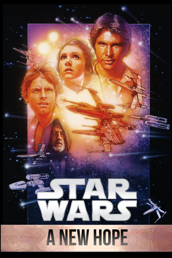 Stunning Star Wars (1977) Poster: Galactic Adventure Wall Art - Premium Movie Poster