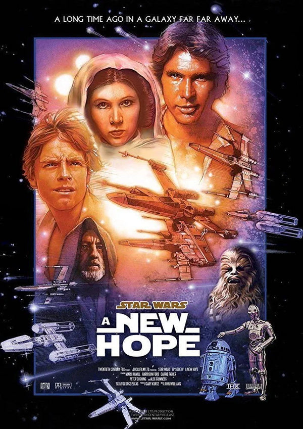 Stunning Star Wars (1977) Poster – Galaxy Adventure Art - Premium Movie Poster