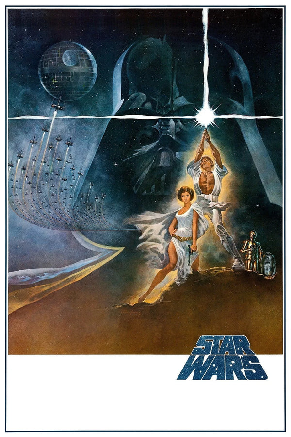 Stunning Star Wars (1977) Poster: Galaxy's Iconic Adventure Art - Premium Movie Poster