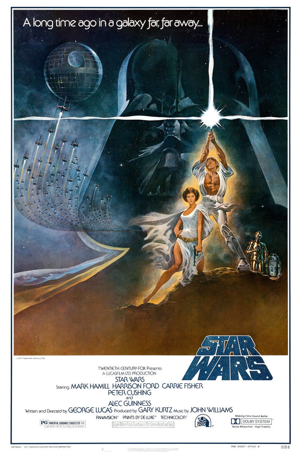 Stunning Star Wars (1977) Poster: Galaxy's Ultimate Decor - Premium Movie Poster