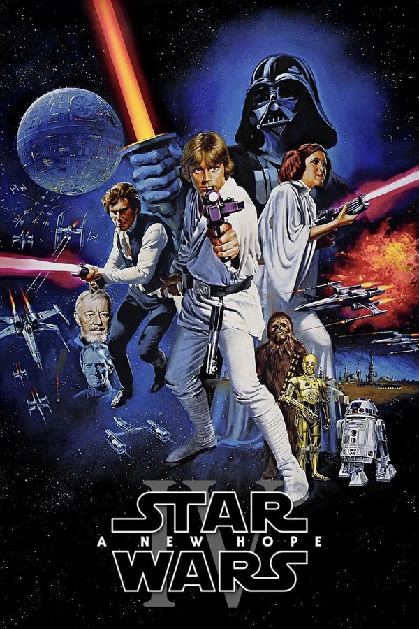 Stunning Star Wars (1977) Poster – Own the Galaxy's Epic Journey - Premium Movie Poster