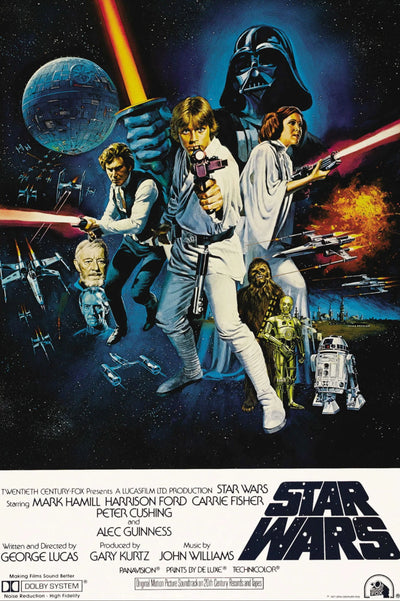 Stunning Star Wars (1977) Poster – Own the Galaxy's Legacy! - Premium Movie Poster