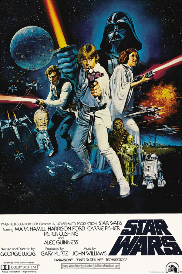 Stunning Star Wars (1977) Poster – Own the Galaxy's Legacy! - Premium Movie Poster