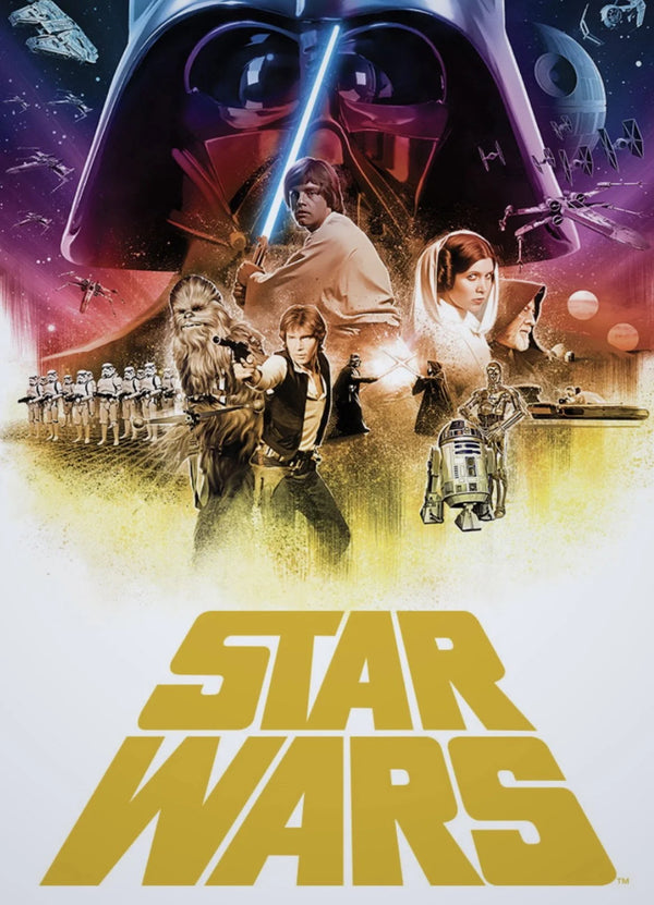 Stunning Star Wars (1977) Wall Art – Iconic Galaxy Decor - Premium Movie Poster