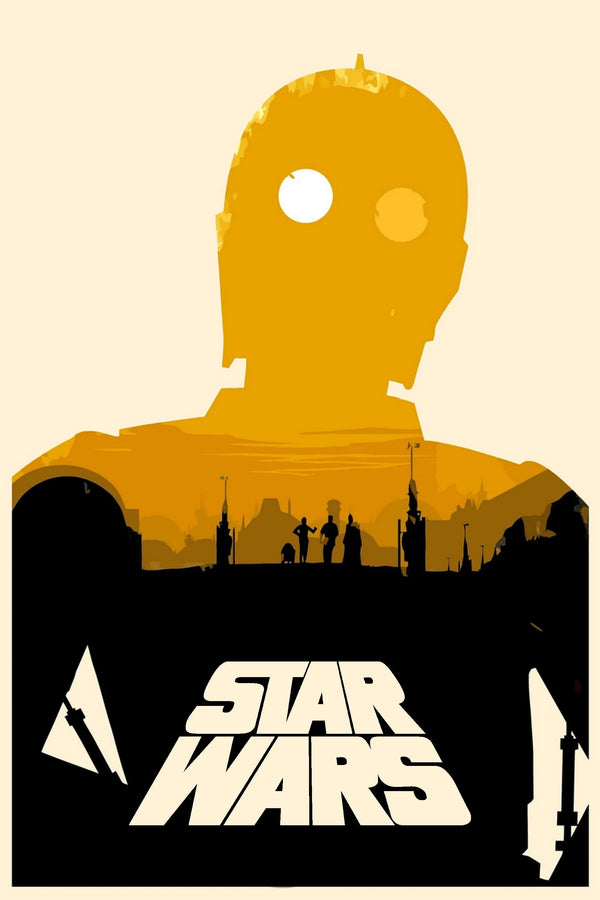 Stunning Star Wars (1977) Wall Art – Own the Galaxy’s Adventure! - Premium Movie Poster