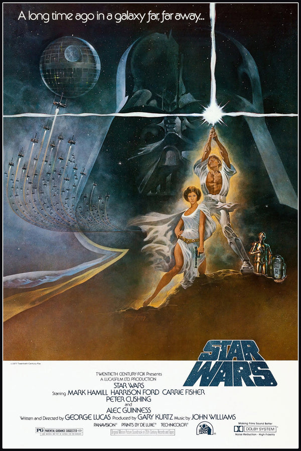 Stunning Star Wars (1977) Wall Art – Own the Galaxy's Epic Saga! - Premium Movie Poster