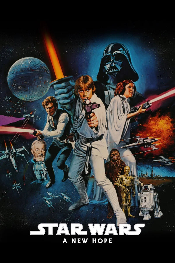 Stunning Star Wars (1977) Wall Art – Own the Galaxy's Iconic Adventure! - Premium Movie Poster