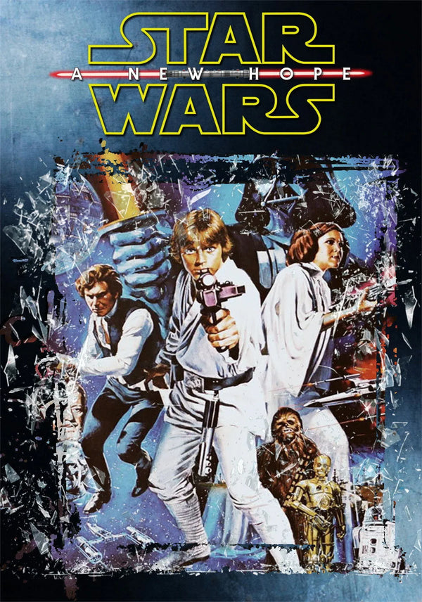 Stunning Star Wars (1977) Wall Art – Own the Galaxy - Premium Movie Poster