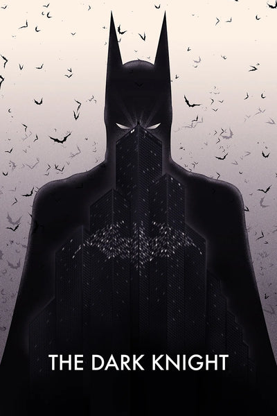 Stunning The Dark Knight (2008) – 9.1/10 Crime Thriller Art - Premium Movie Poster
