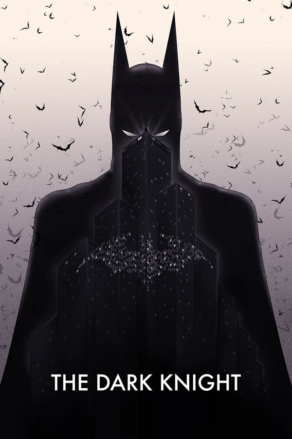 Stunning The Dark Knight (2008) – 9.1/10 Crime Thriller Art - Premium Movie Poster