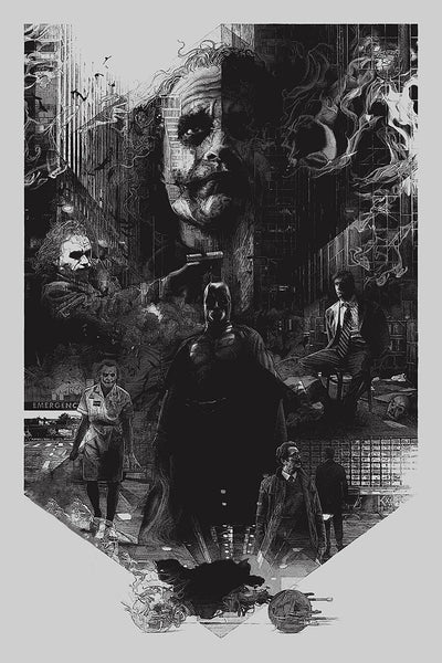 Stunning The Dark Knight (2008) Poster – Crime Thriller Art - Premium Movie Poster