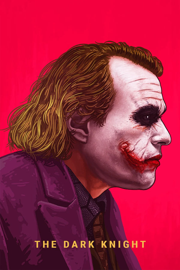 Stunning 'The Dark Knight (2008)' Wall Art – Own the Gotham Spirit! - Premium Movie Poster