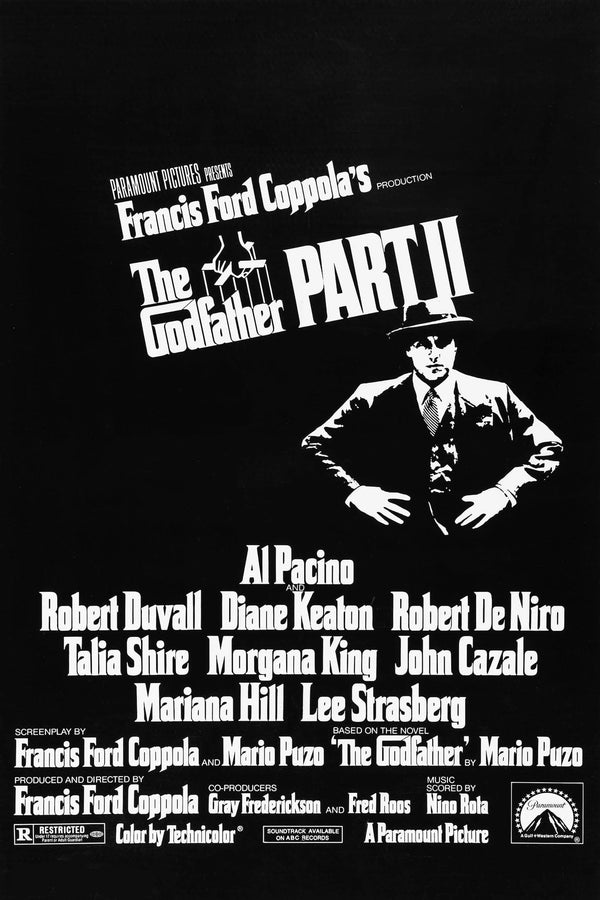 Stunning 'The Godfather Part II (1974)' Wall Art - Premium Movie Poster
