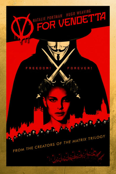 Stunning V for Vendetta (2006) Documentary Poster Art - Premium Movie Poster