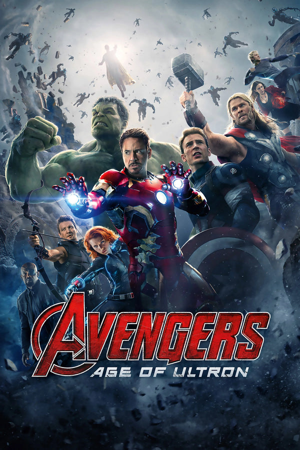 Stunning Wall Art: Avengers Age of Ultron (2015) – Epic Heroic Battle - Premium Movie Poster