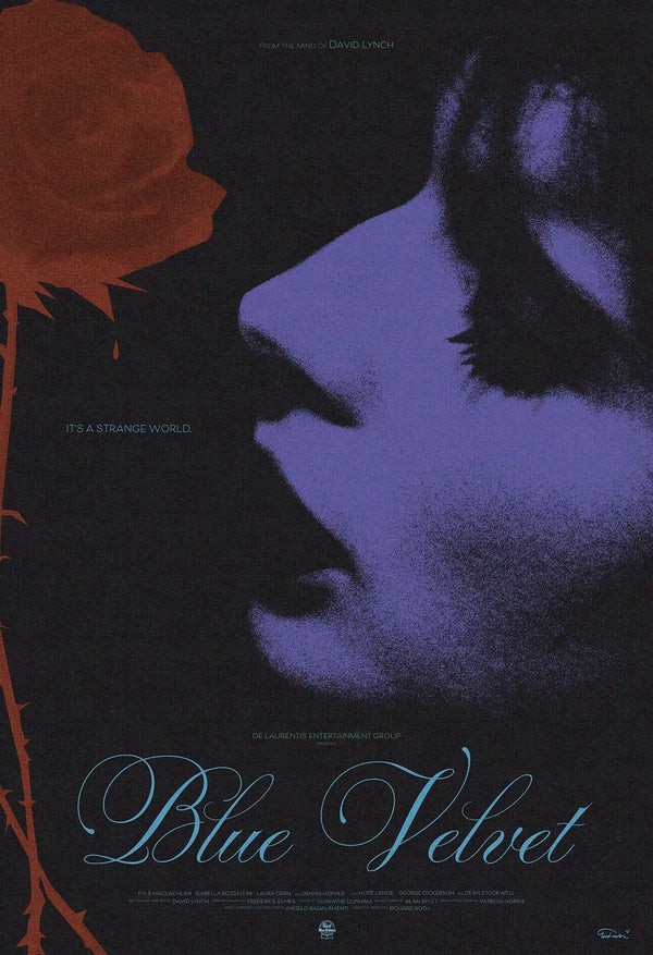 Stunning Wall Art: Blue Velvet (1986) Iconic Crime Drama Poster - Premium Movie Poster