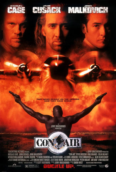 Stunning Wall Art: Con Air (1997) Action Thriller Poster - Premium Movie Poster