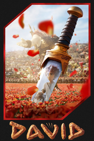 Stunning Wall Art: David(2025) – Animated Epic of Faith & Courage - Premium Movie Poster