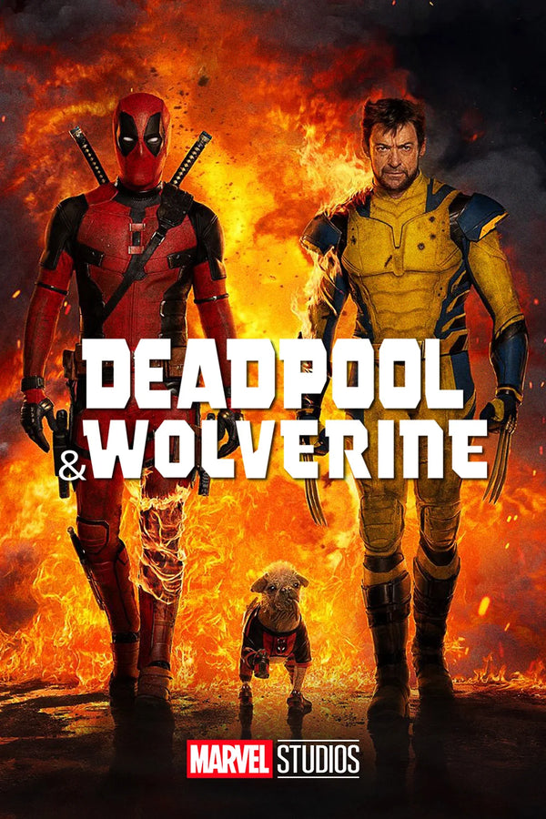 Stunning Wall Art: Deadpool & Wolverine (2024) Action Poster - Premium Movie Poster