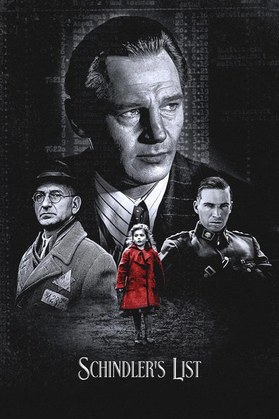Stunning Wall Art: Schindler's List (1993) – History & Drama - Premium Movie Poster