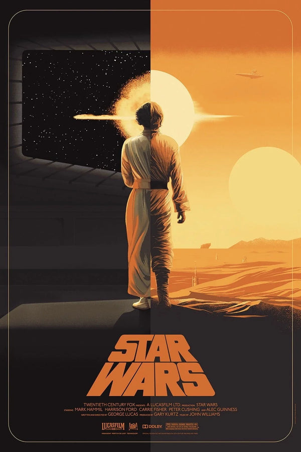 Stunning Wall Art: Star Wars (1977) – Own the Galaxy’s Legacy - Premium Movie Poster