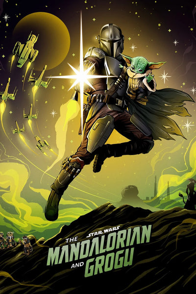 Stunning Wall Art: The Mandalorian & Grogu (2026) - Premium Movie Poster
