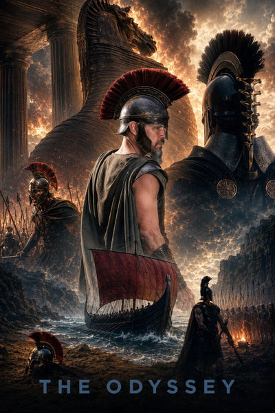 Stunning Wall Art: The Odyssey (2026) – Epic Adventure Awaits! - Premium Movie Poster
