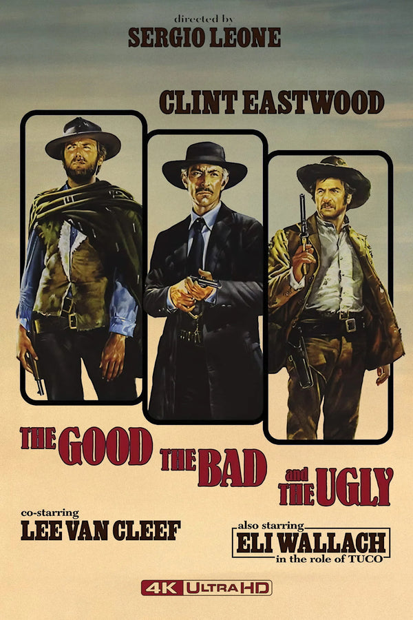 Stunning Western Wall Art: The Good, the Bad and the Ugly (1966) - Premium Movie Poster
