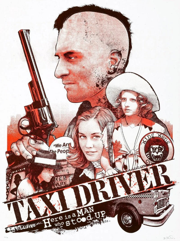 Taxi Driver Movie Poster - Iconic 1976 Scorsese Film Art Movie Poster | Film Wall Art Print
