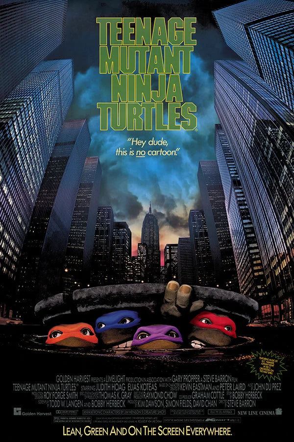 Teenage Mutant Ninja Turtles Movie Poster - Official Artwork Movie Poster | Film Wall Art Print
