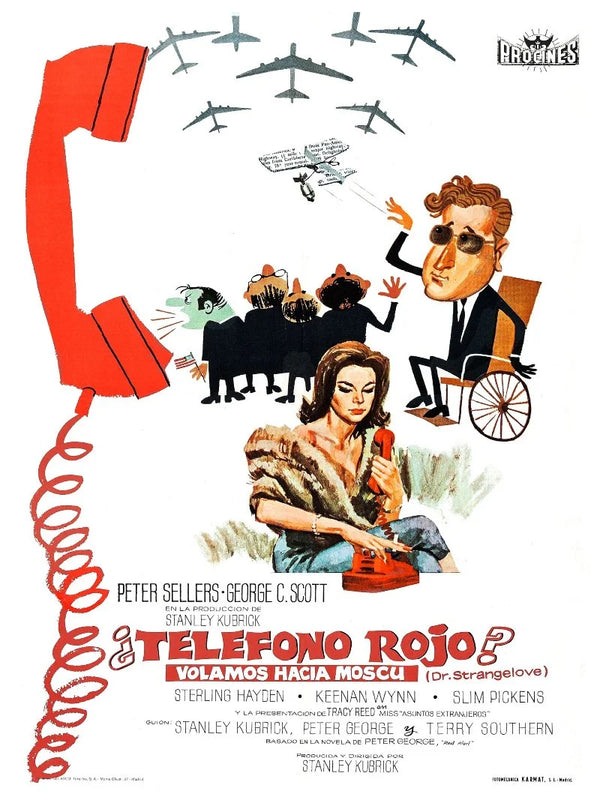 Telefono Rojo Movie Poster - Vintage Italian Cinema Art Print Movie Poster | Film Wall Art Print