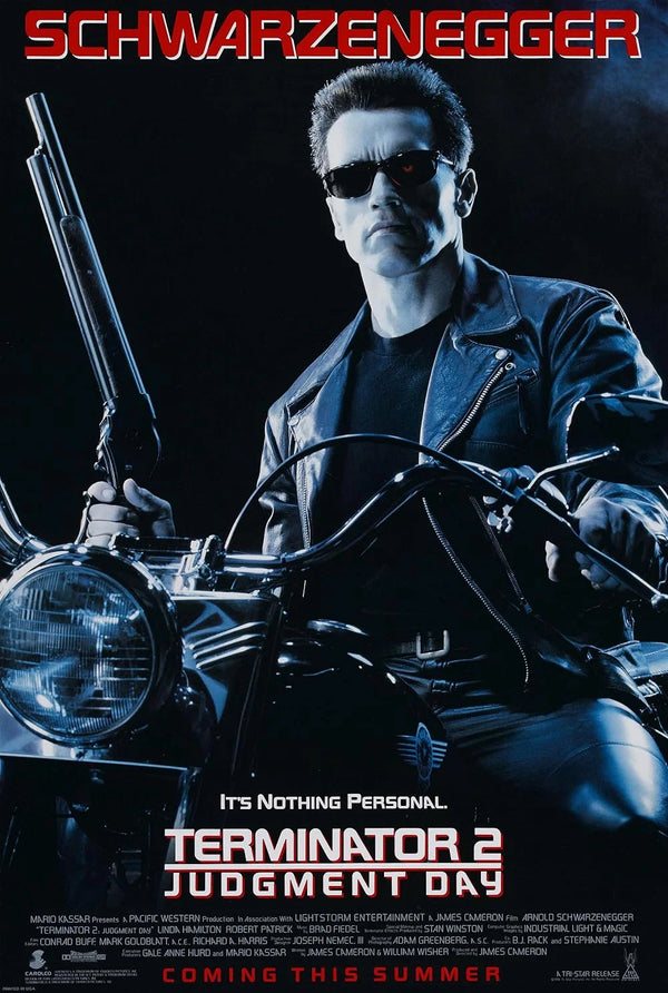 Terminator 2: Judgment Day Movie Poster - Iconic Sci-Fi Action Movie Poster | Film Wall Art Print