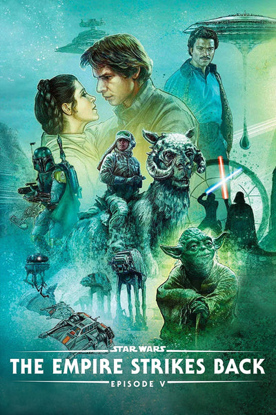 The Empire Strikes Back(1980) - Artistic Film Poster - Premium Movie Poster