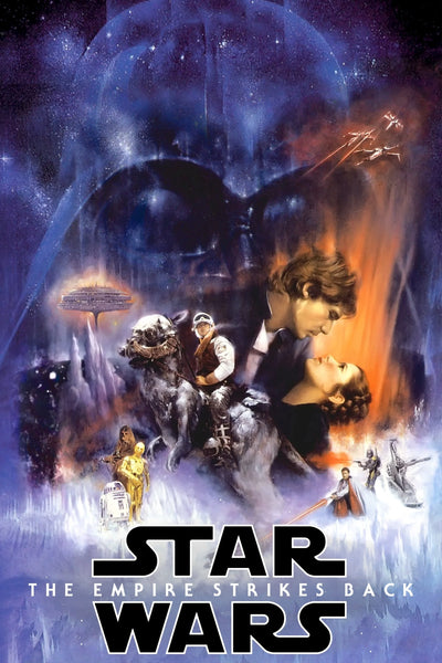 The Empire Strikes Back(1980) - Cinema Art Print - Premium Movie Poster