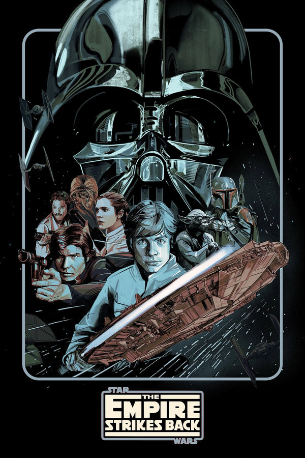 The Empire Strikes Back (1980) Classic Movie Poster - Premium Movie Poster