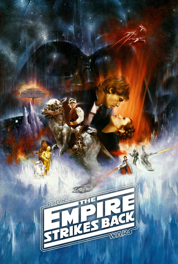 The Empire Strikes Back(1980) - Classic Movie Wall Art - Premium Movie Poster