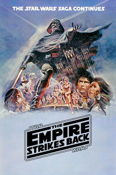 The Empire Strikes Back(1980) - Film Poster Wall Art - Premium Movie Poster