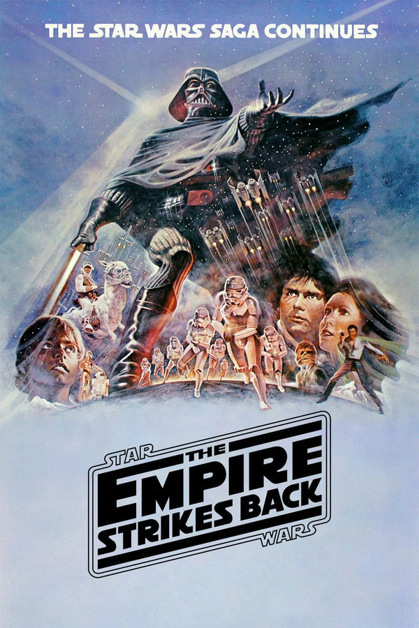 The Empire Strikes Back(1980) - Film Poster Wall Art - Premium Movie Poster