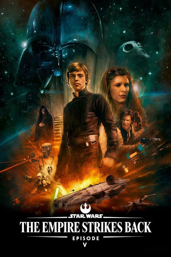 The Empire Strikes Back(1980) - Gallery Wall Art - Premium Movie Poster