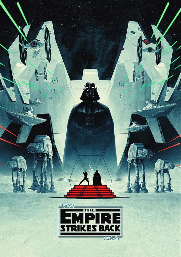 The Empire Strikes Back (1980) Iconic Poster Art - Premium Movie Poster