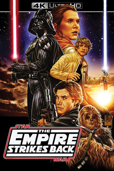 The Empire Strikes Back 1980: Iconic Sci-Fi Movie Poster - Premium Movie Poster