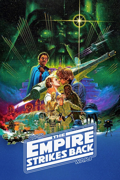 The Empire Strikes Back(1980) - Modern Art Film Print - Premium Movie Poster