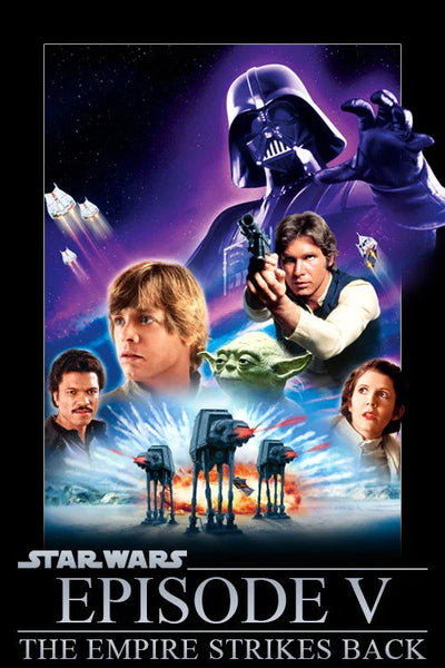 The Empire Strikes Back 1980 Poster Art - Premium Movie Poster
