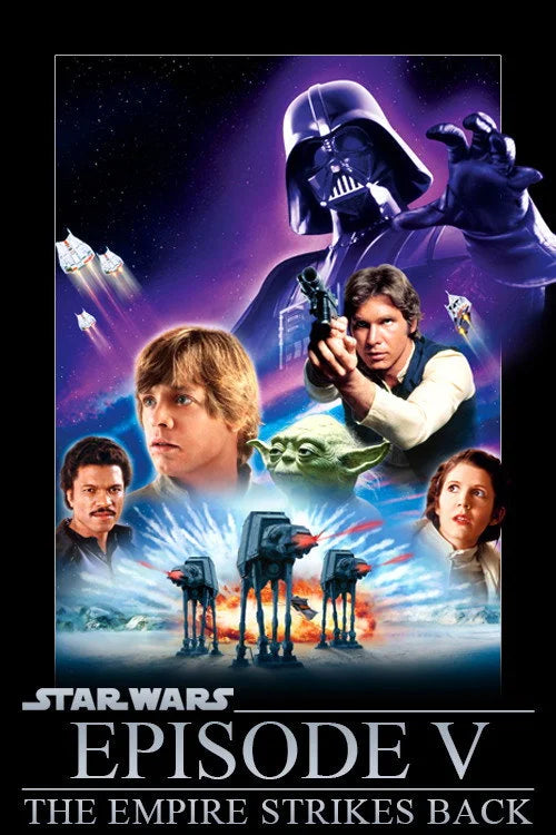 The Empire Strikes Back 1980 Poster Art - Premium Movie Poster