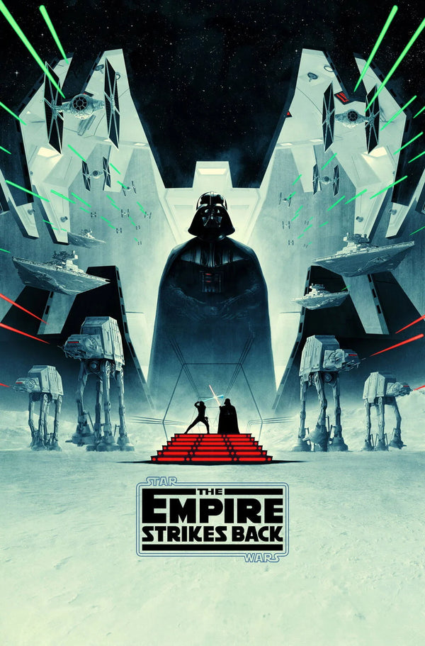 The Empire Strikes Back 1980 Sci-Fi Wall Art Poster - Premium Movie Poster