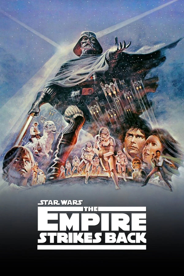 The Empire Strikes Back (1980) Vintage Poster Art - Premium Movie Poster