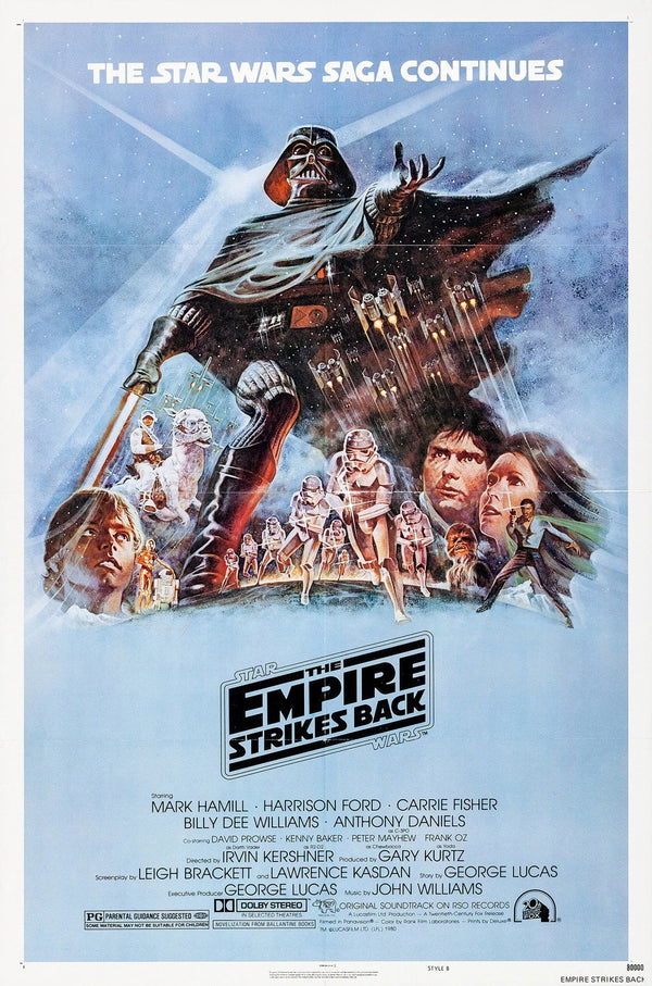 The Empire Strikes Back 1980 Vintage Poster - Premium Movie Poster